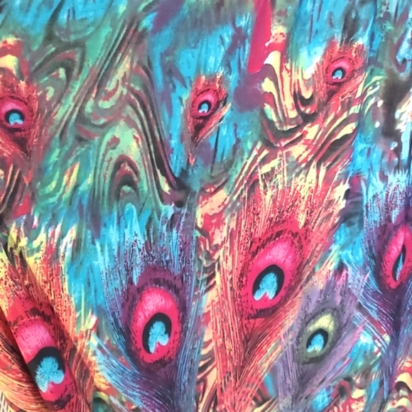 NWOT Summer Halter Peacock 🦚 Dress👗size S/M - Picture 5 of 5